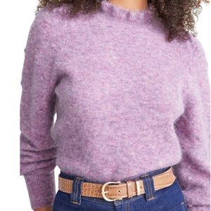 EC & Other Stories Marled Bobble Sleeve Sweater  size S